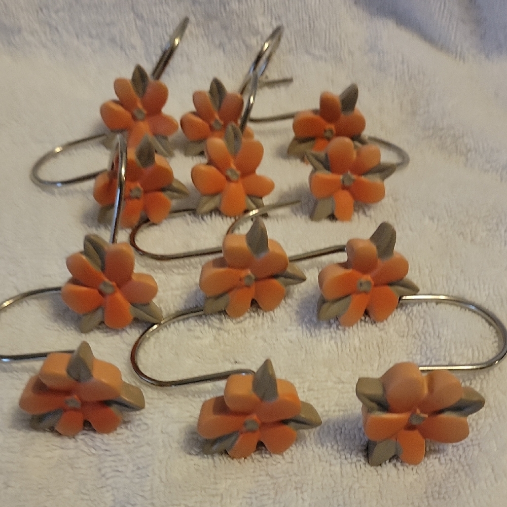 Stephanie Ryan Flower Shower Curtain Hooks